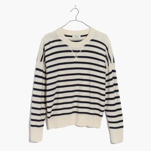 Madewell Cashmere Sweater in Stripe